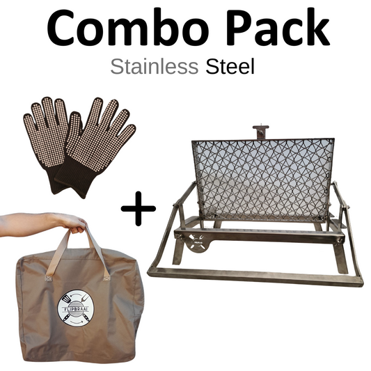 Flipbraai starter Combo (Stainless Steel)