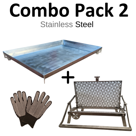 Flipbraai starter combo 2 (Stainless Steel)
