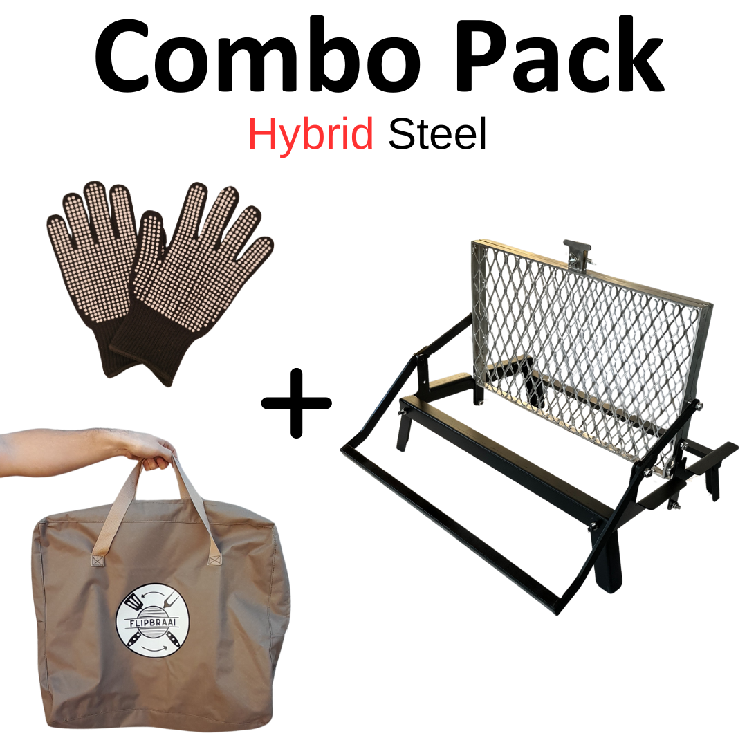 Flipbraai starter combo ( Hybrid steel)